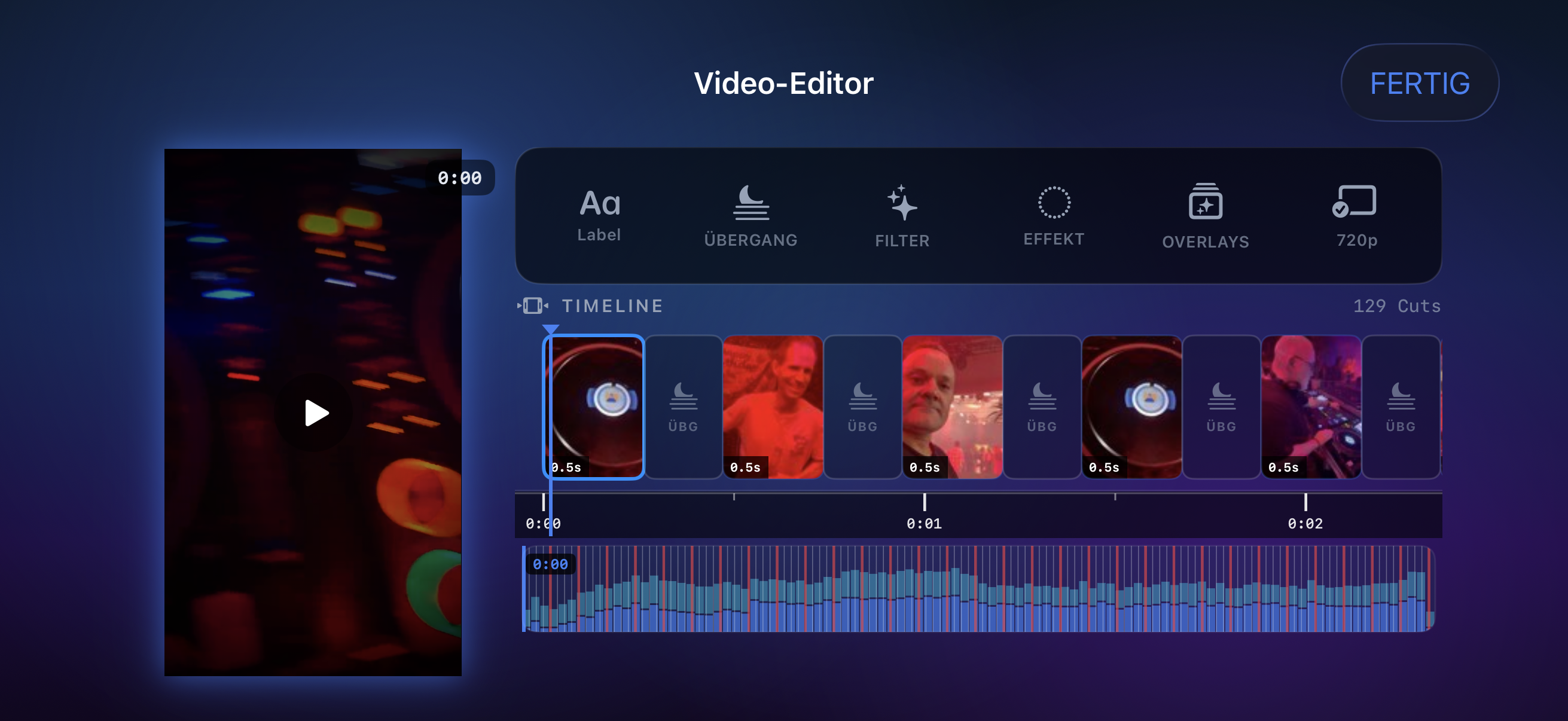 Video-Editor Landscape