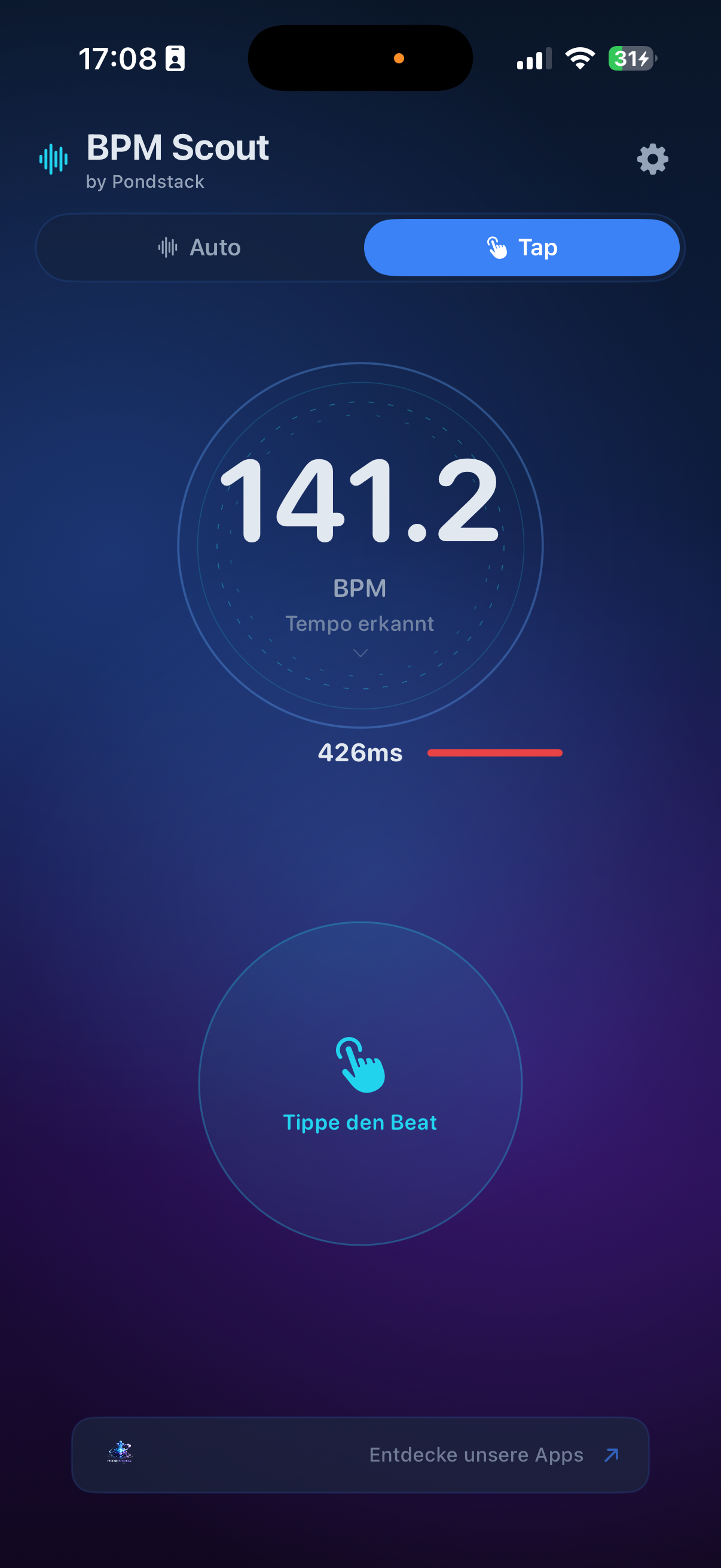BPM Scout – Tap Mode