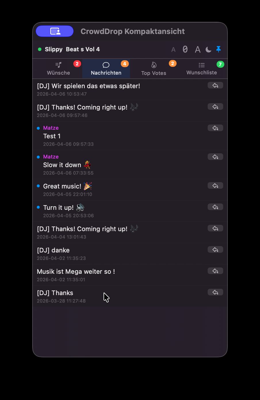 Compact View – Nachrichten