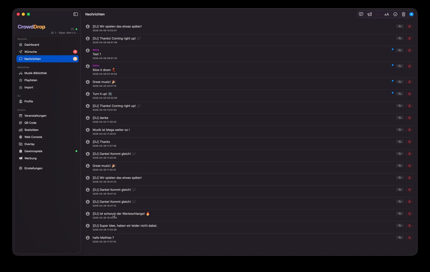 CrowdDrop Nachrichten