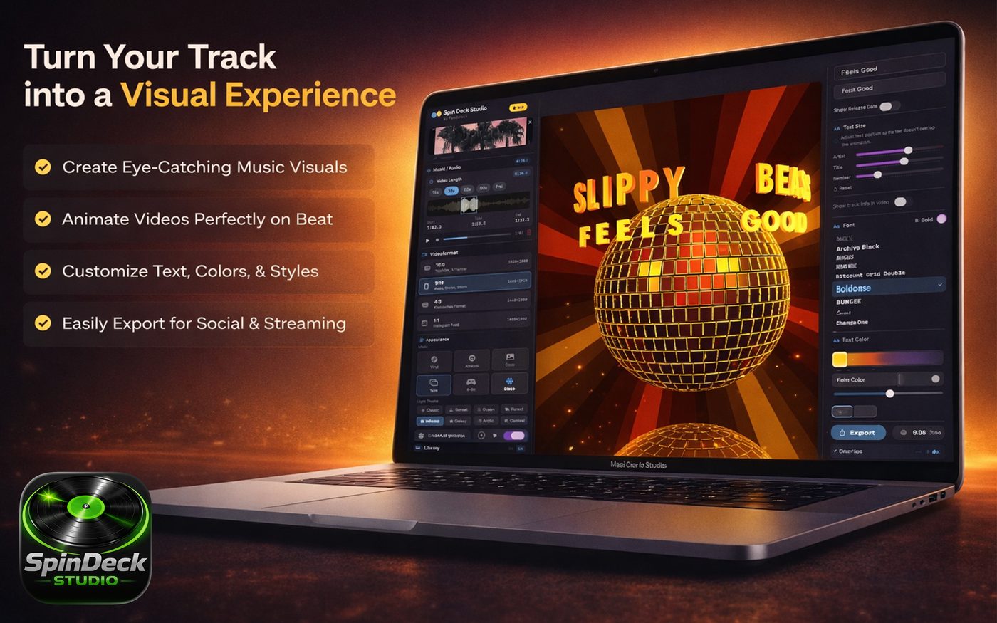 Spin Deck Studio – Turn Your Track into a Visual Experience